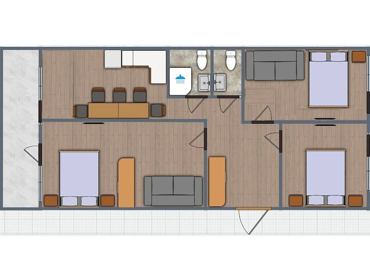 Large Apartment Prosek - Your Second Home! Prague Czech Republic